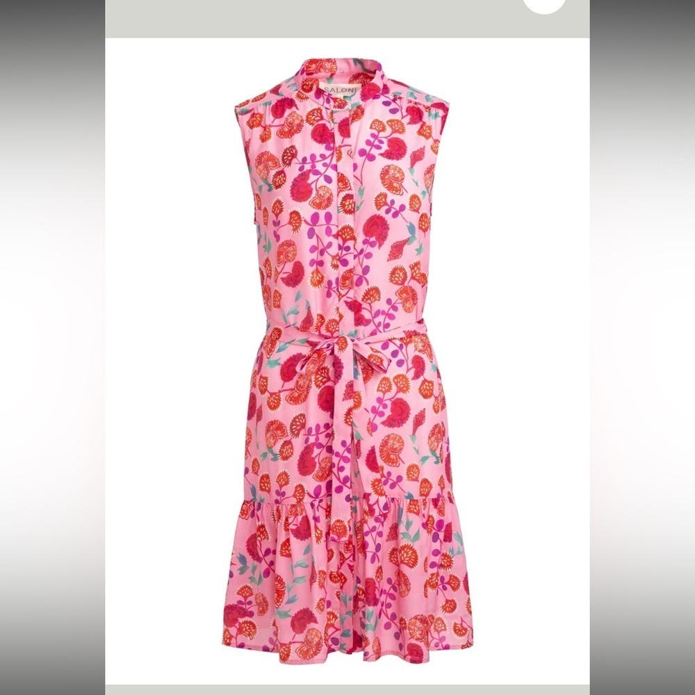 Saloni Tilly Dress in Ammonite Rose, size 0